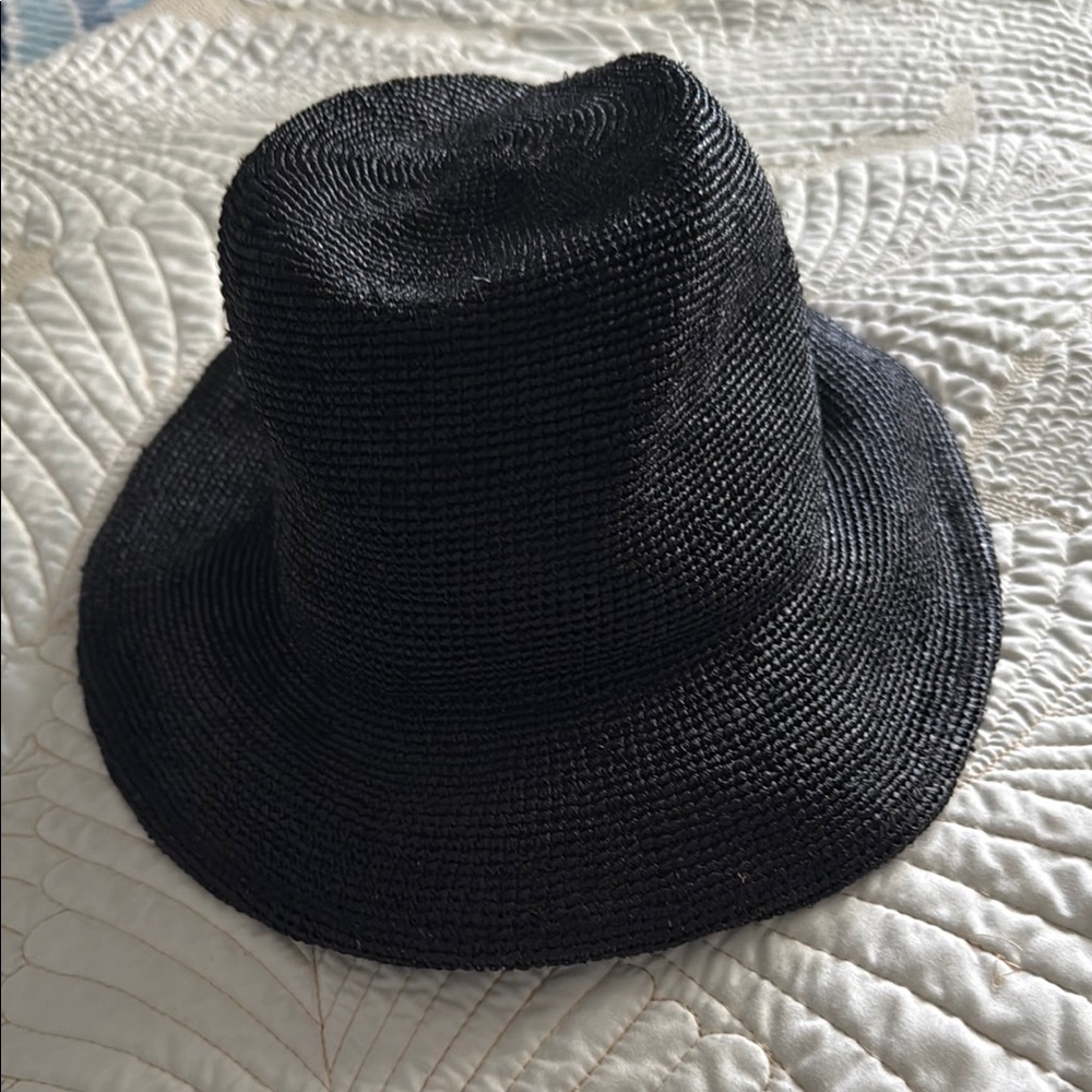 Black Women's Woven Sun Hat